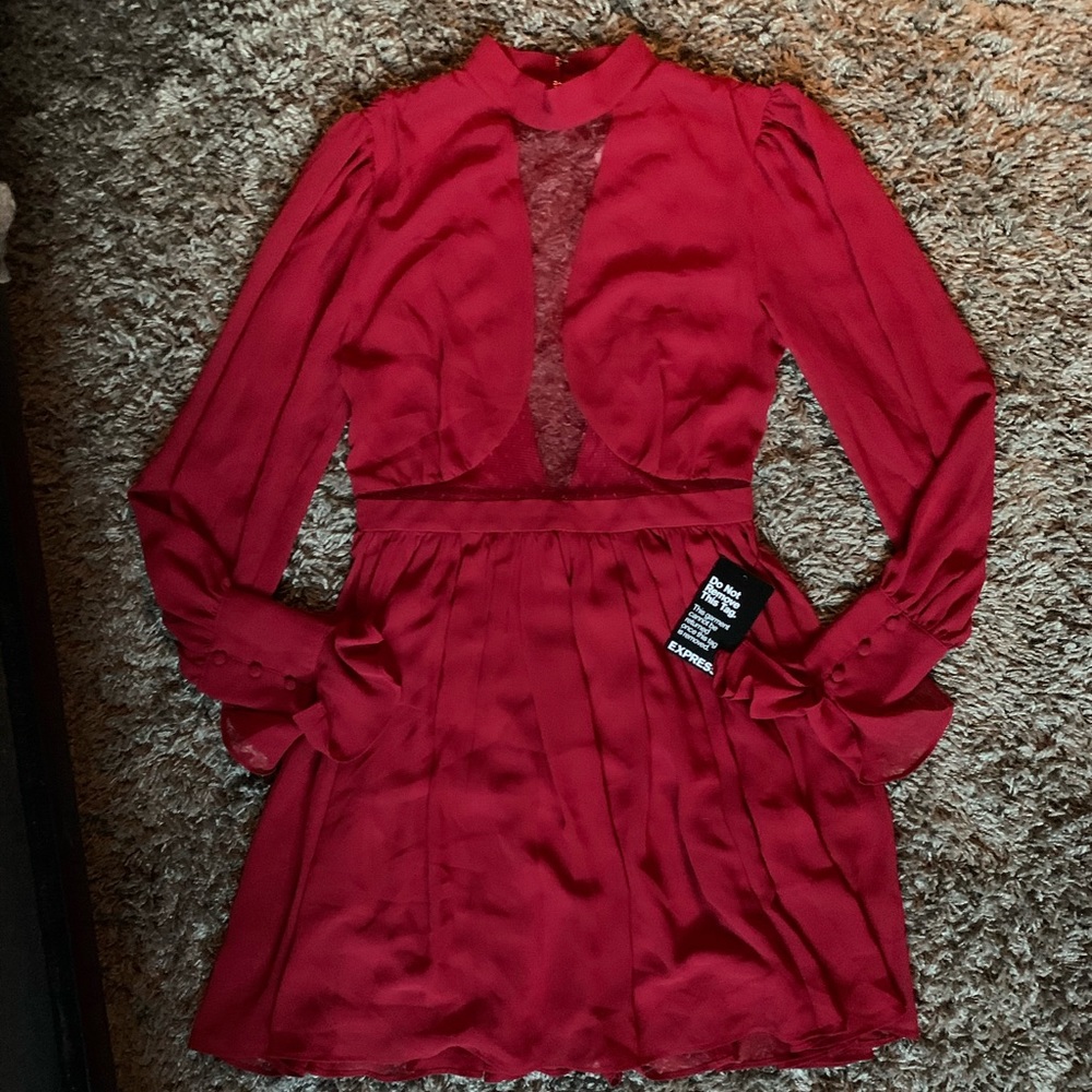 Unique Express red dress 🤩